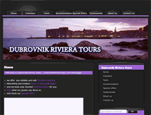 Tablet Screenshot of dubrovnikrivieratours.com